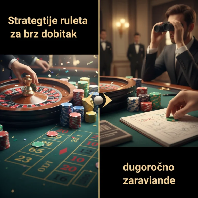 Strategije ruleta za brz dobitak vs. dugoročno zarađivanje