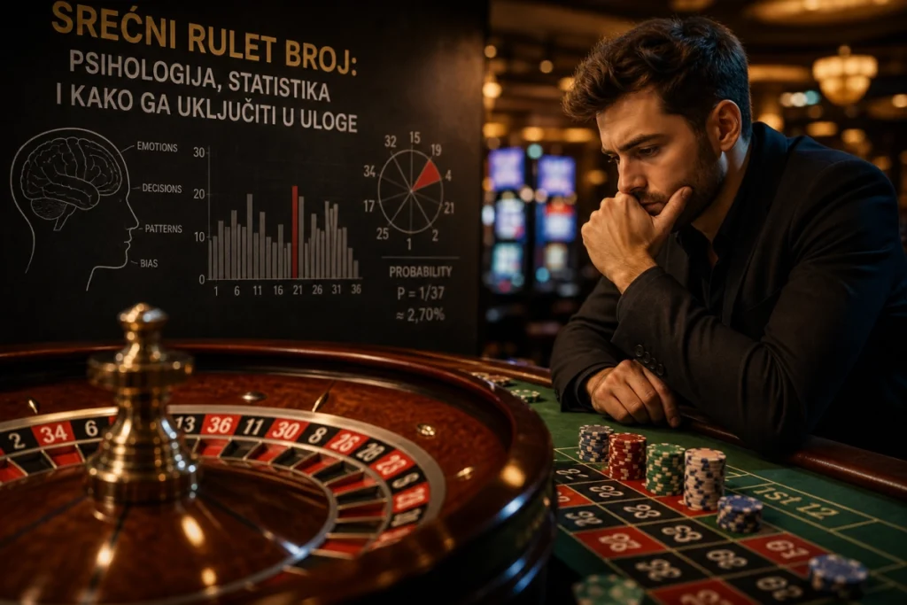 Srećni rulet broj: psihologija, statistika i kako ga uključiti u uloge