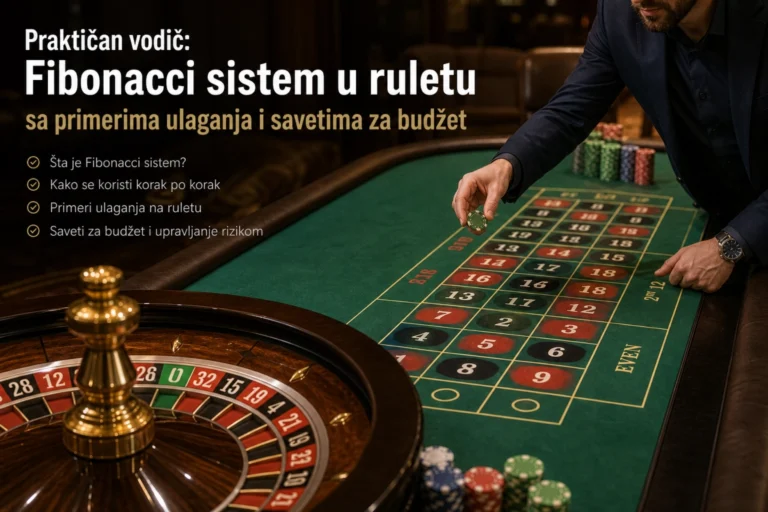 Praktičan vodič: Fibonacci sistem u ruletu sa primerima ulaganja i savetima za budžet