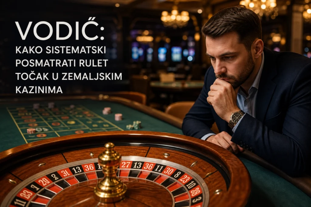 Vodič: kako sistematski posmatrati rulet točak u zemaljskim kazinima